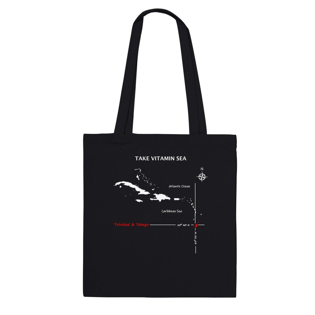 LazeyDaze Caribbean Trinidad and Tobago premium tote bag