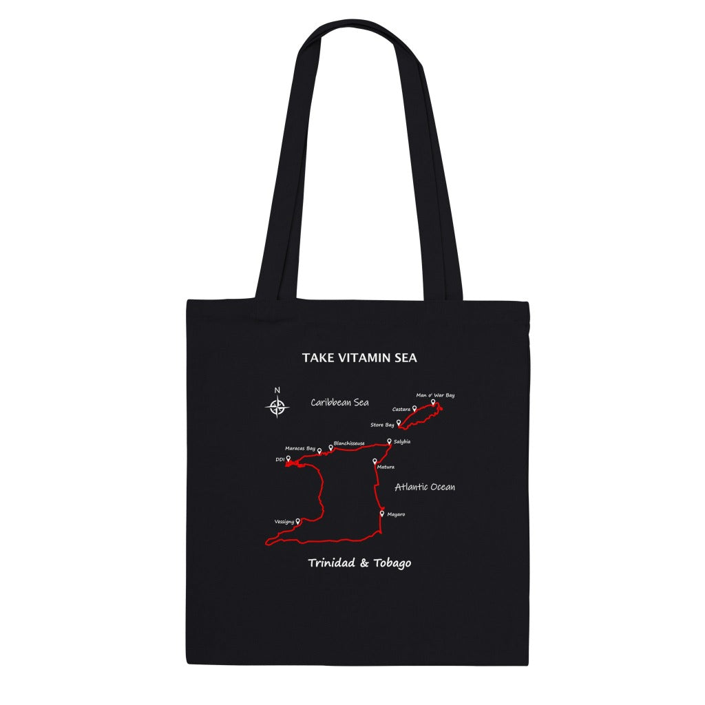 LazeyDaze Caribbean Trinidad and Tobago premium tote bag