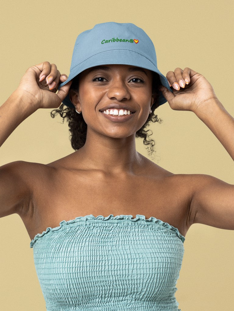 LazeyDaze Caribbean organic bucket hat