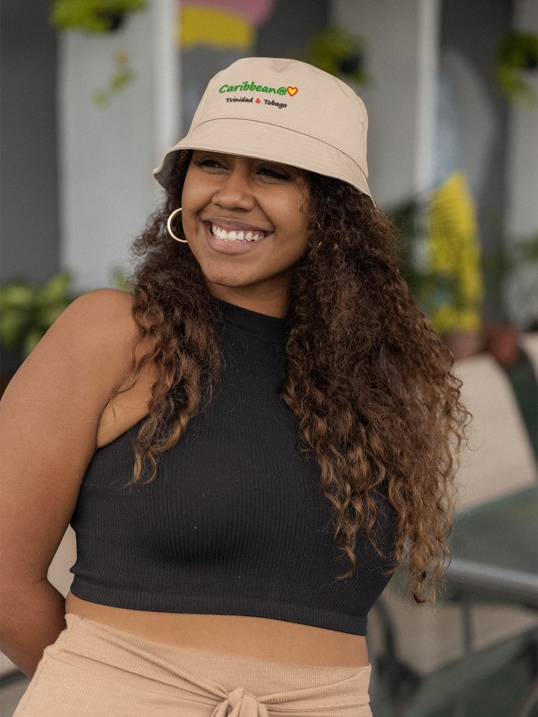 LazeyDaze Caribbean organic bucket hat - Trinidad and Tobago