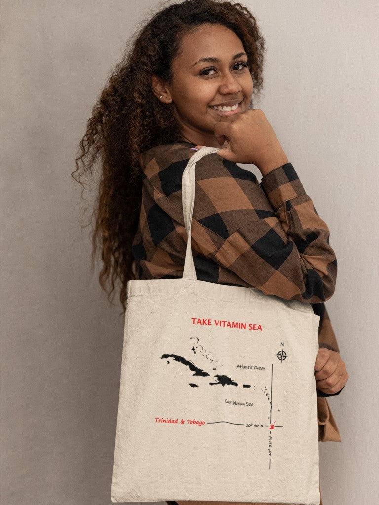 LazeyDaze Caribbean Trinidad and Tobago premium tote bag