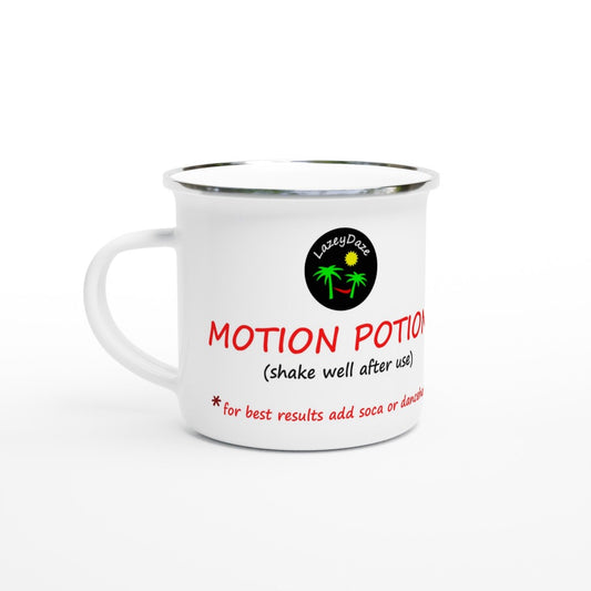 LazeyDaze Caribbean Motion Potion enamel mug