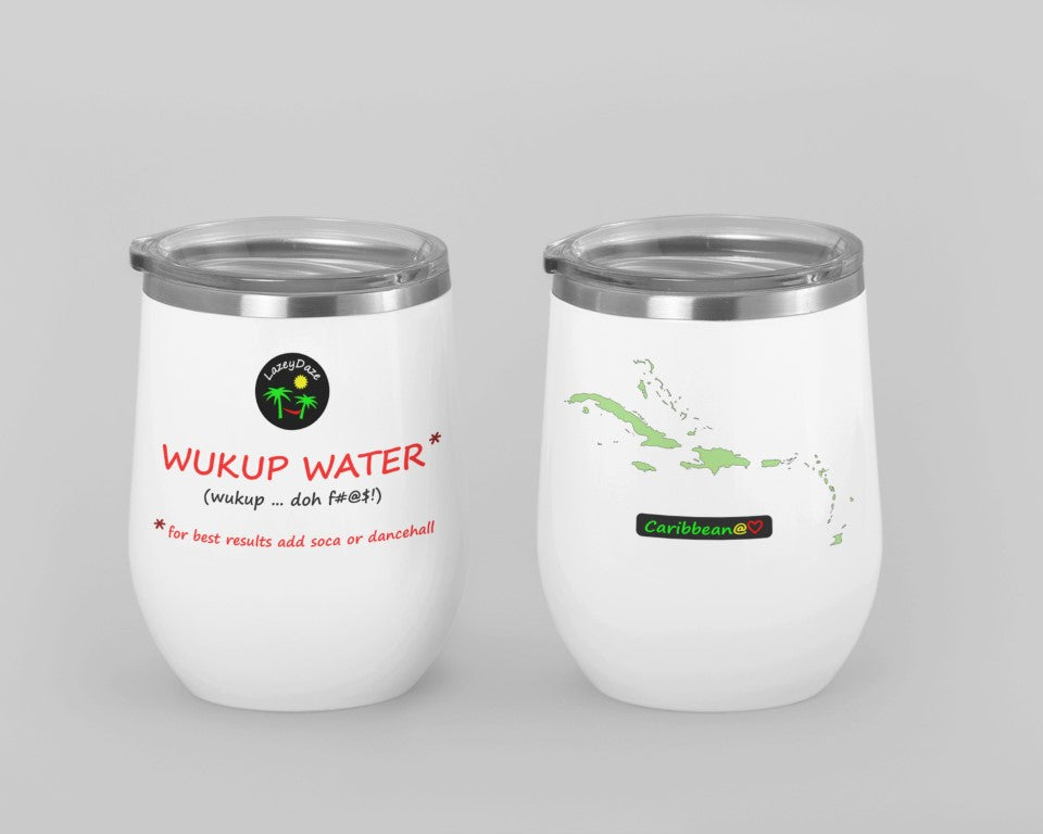 LazeyDaze Caribbean wine tumbler